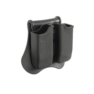 P226/M9/P-09 Airsoft Double Mag Pouch Series - Black [Amomax]